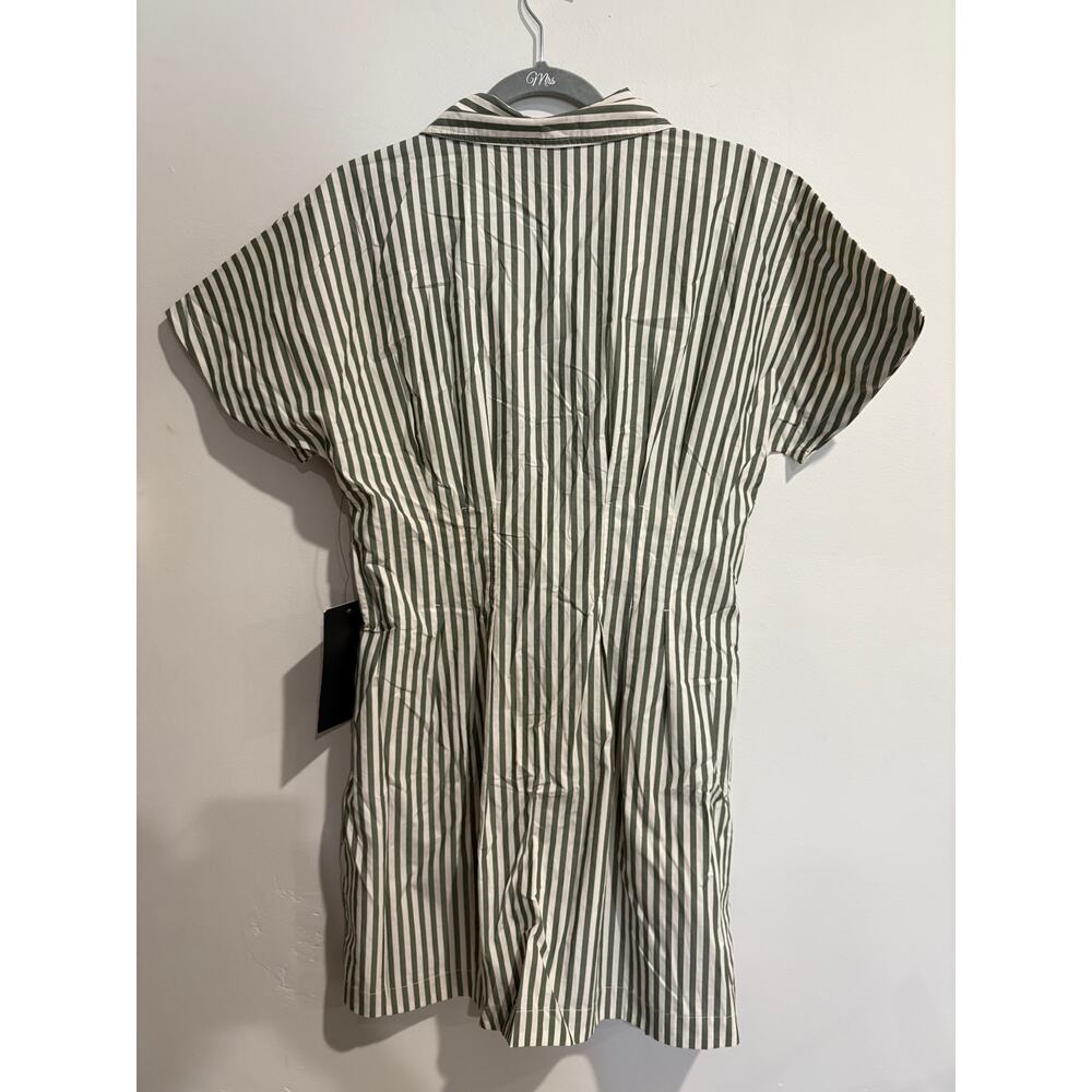 NWT Tuckernuck Callie Cap Sleeve Cotton Poplin Mini Dress Jardin Stripe Small - Picture 7 of 7